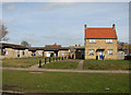 House and bungalows in Watton Road, Shropham