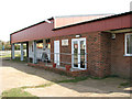 Entrance to the village hall in Shropham