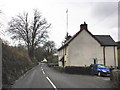 Cottages, on the B3212, near Little Matridge