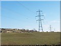 Pylons near Brynychain