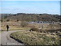 Track onto Caerphilly Common