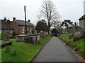 Looking towards the lych gate at St Mary, Pulborough