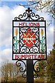 Helions Bumpstead village sign