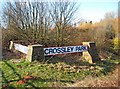 Crossley Retail Park sign