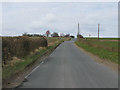 View along Adisham Downs Road