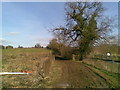 Farm track from Boughton Mill Farm