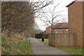 Daventry: path behind Jennings Close