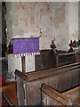 The lectern at St Botolph, Hardham