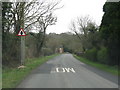 Newland Road Approaching Oakley Wood Crossroads