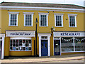 Diss - fish & chip shop and restaurant on Market Place