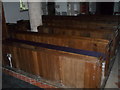 Pews within Holy Cross, Bignor