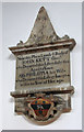 The church of St Mary in Diss - C18 wall memorial