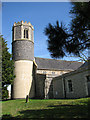 The church of St Remigius in Roydon - the Norman tower