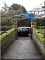 Entrance to the churchyard at St John the Baptist, Sutton