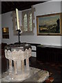 The font at St John the Baptist, Sutton