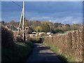 View along Newton Lane towards Whiteparish