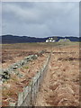 Fence and dry stone wall