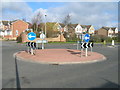 Mini-roundabout on Lincoln Way, Beverley