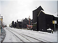 TQ8209 : Rock-A-Nore Road in Snow by Oast House Archive