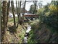 Drainage ditch beside the B1232