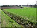 Public footpath across fields