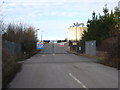 SW8158 : Entrance to South West Water's works near Rosecliston by Rod Allday