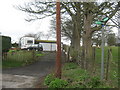 The Elham Valley Way junction on Conyngham Lane