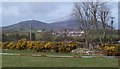 The village of Pencaenewydd from the Plas Du road