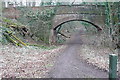 Former railway line near Woodhams Farm