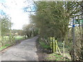 Bridleway crosses Covet Lane