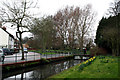 Beddington:  Footbridge over the River Wandle