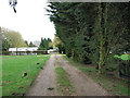 Driveway to the Waveney Valley Holiday Park