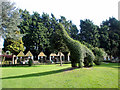Topiary, Van Hage Garden Centre, Great Amwell, Hertfordshire