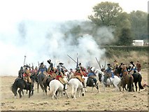 TF3464 : Re-enactment - The Siege of Bolingbroke Castle by Dave Hitchborne