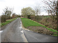 View south-west along Back Road past Bethel Farm