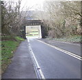 Machen Fach railway bridge from the east