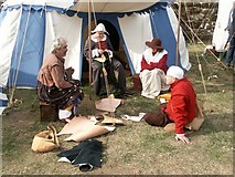 TF3465 : Re-enactment - The Siege of Bolingbroke Castle by Dave Hitchborne