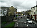 Belle Meadow Road approaching The Square on a damp & dismal day