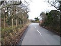 Approaching the junction with the B4354