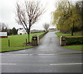 Entrance drive to Peterson Funeral Home, Woodside House, Cwmbran