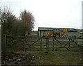 Farm entrance off the A614