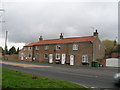 Cottages on the busy A1079, Hayton