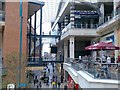 Cabot Square shopping centre, under the dome