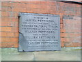 Memorial to the Pettinger family.