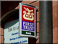 First Trust Bank sign, Belfast