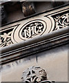 J3372 : Elmwood Hall initials, Belfast (2) by Albert Bridge
