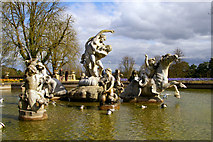 SP7316 : Fountain, Waddesdon Manor, Buckinghamshire by Christine Matthews