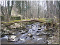 Natural bridge over the Balnaguard Burn