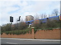 Train passing Millgate House