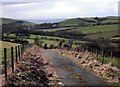 Track to the farm and the sea.